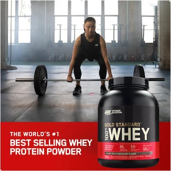 Imagen 3 de Optimum Nutrition Gold Standard 100% Whey Proteína en Polvo Vainilla 5 lb 2.27 kg