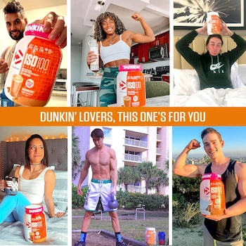 Imagen 4 de Dymatize ISO100 Dunkin Glazed Donut Whey Protein Isolate 20 Servings