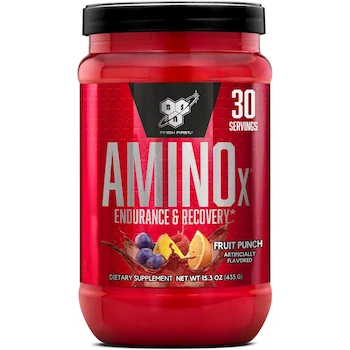 Imagen de referencia para BSN Amino X, Sabor Ponche de Frutas, 435 gr