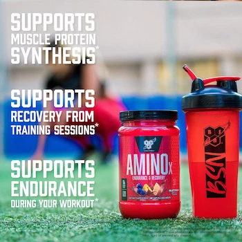 Imagen 3 de BSN Amino X, Sabor Ponche de Frutas, 435 gr