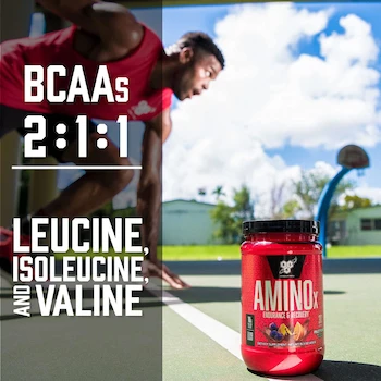 Imagen 5 de BSN Amino X, Sabor Ponche de Frutas, 435 gr