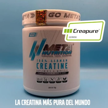 Imagen 3 de Meta Nutrition Creatina Monohidratada Alemana Creapure® 750g Edición Limitada