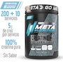 Miniatura de Meta Nutrition Creatina Monohidratada de Alta Pureza 1Kg Edición Limitada Sin Sabor Vegana 200+10 Servicios