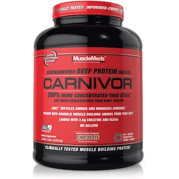 Imagen de referencia para MuscleMeds Carnivor Proteína de Carne 4 Lb Chocolate