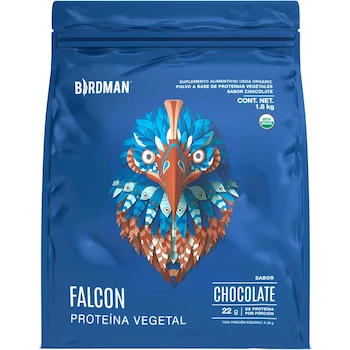 Imagen de referencia para BIRDMAN Falcon Protein Proteína Vegana en Polvo Sabor Chocolate 1.8kg
