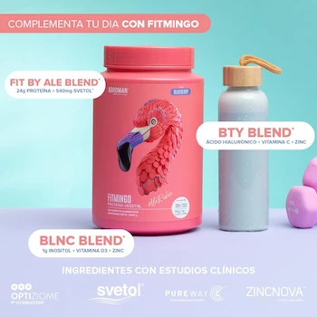 Imagen 4 de Birdman Fitmingo Proteína Vegana Sabor Blueberry 1.02kg 1020g (30 porciones)