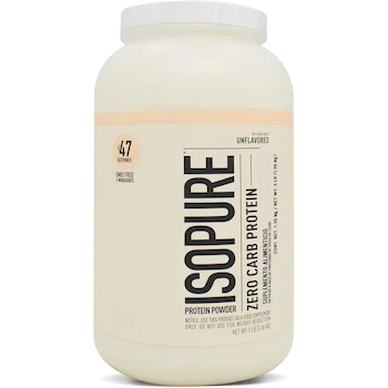 Imagen de referencia para ISOPURE Zero Carb Proteína Whey Sin Sabor 3 Libras