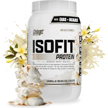 Imagen de referencia para Nutrex Research IsoFit Proteína Aislada Suero de Leche Vainilla 2.20 lb