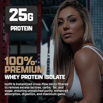 Imagen 3 de NUTREX Research - ISOFIT Whey Isolate Protein 5 lb 70 Ser Sabor Chocolate Shake