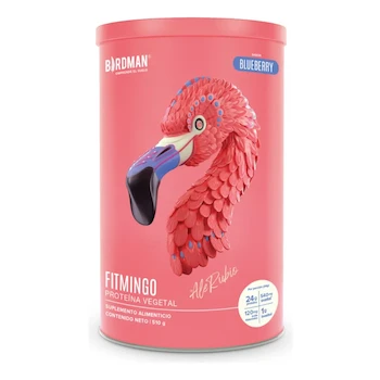 Imagen de referencia para Birdman Fitmingo Proteína Vegana en Polvo Blueberry 510g