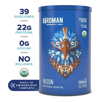 Imagen 3 de Birdman Falcon Protein Proteína Vegana Orgánica Chocolate 1.17kg