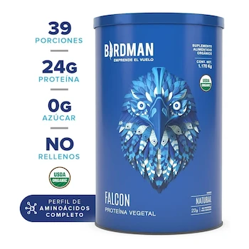 Imagen 2 de Birdman Falcon Protein Proteína Vegana Orgánica Natural 1.17kg
