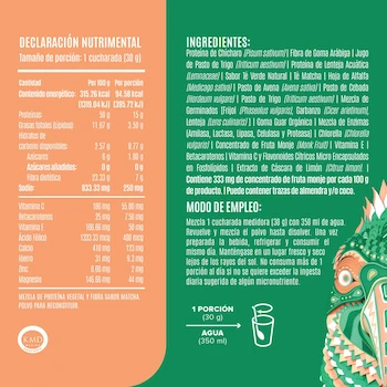 Imagen 3 de Birdman Parrot Greens & Protein 900g Súperalimento Verde Sabor Matcha