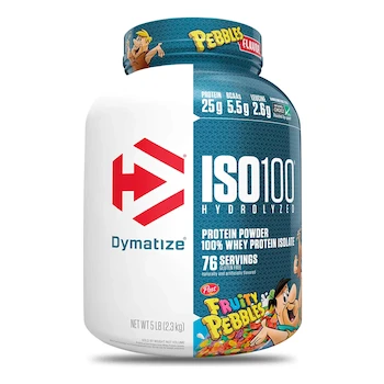 Imagen 4 de Dymatize ISO-100 Suplemento Proteína En Polvo 2.3kg Sabor Fruity Pebbles