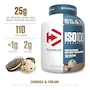 Miniatura de Suplemento en Polvo Dymatize Iso-100 Proteína Sabor Cookies & Cream 2.3kg