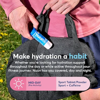 Imagen 4 de New Nuun Active Hydrating Electrolyte Tablets Strawberry Lemonade Box of 4 Tubes Fresa