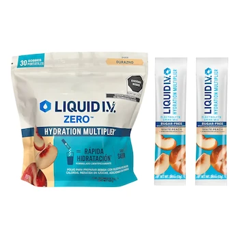 Imagen de referencia para Liquid I.V. Multiplicador Hidratación Sin Azúcar Durazno 30pz