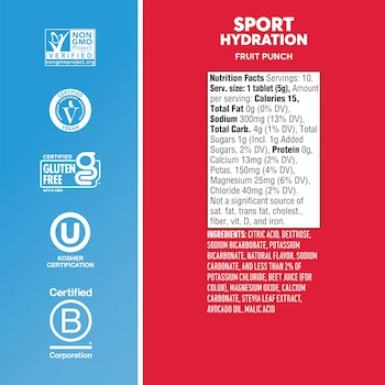 Imagen 5 de Nuun Sport Fruit Punch 55gr 8 Piezas