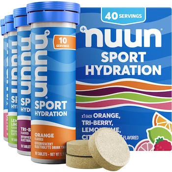 Imagen alusiva al producto New Nuun Active Pastillas Electrolitos Hidratantes Mezcla de Cítricos y Bayas Caja de 4 Tubos
