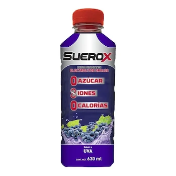Imagen de referencia para Suerox Uva 630 Ml Electrolitos Orales 8 Iones Adulto