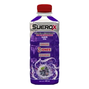 Imagen 2 de Suerox Uva 630 Ml Electrolitos Orales 8 Iones Adulto