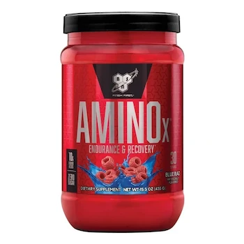 Imagen de referencia para Suplemento en polvo BSN Endurance and Recovery Aminoácidos de AMINOx sabor frambuesa azul x 435g