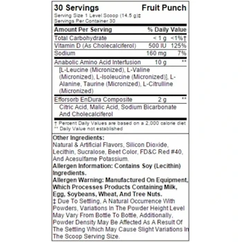 Imagen 2 de Suplemento en polvo BSN Endurance and Recovery Aminoácidos de AMINOx sabor frambuesa azul x 435g