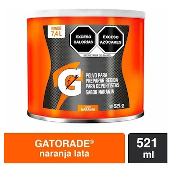 Imagen de referencia para Bebida Isótonica Gatorade Naranja 521g
