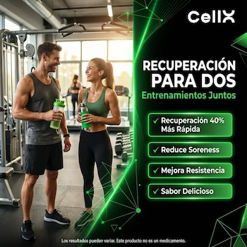 Imagen 4 de Cellx Suplemento Deportivo BCAAs 2:1:1 300g Sabor Berries