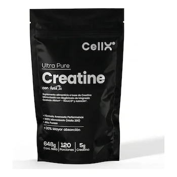 Imagen 1 de Cellx Creatina Ultra Pura Monohidratada Para 4 Meses Sin Sabor