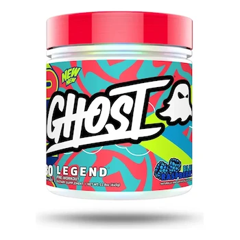 Imagen de referencia para Pre Entreno Ghost Legend Frambuesa Azul 30 Serv 630g Polvo