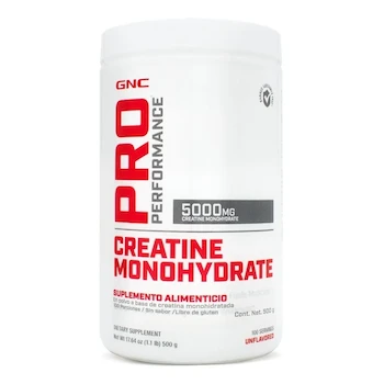 Imagen de referencia para GNC Pro Performance Creatina Monohidratada 5000 Mg 500 Gr Sin Sabor
