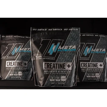 Imagen 3 de Creatina Monohidratada 500 G Meta Nutrition 100 Porciones Polvo Alta Pureza Sin Sabor