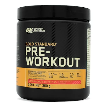 Imagen 2 de Optimum Nutrition Gold Standard Pre Workout Pre Entrenador Ponche de Frutas 300 Gramos