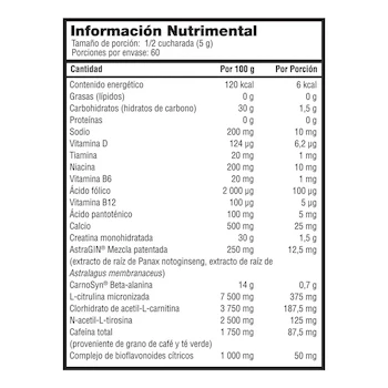Imagen 3 de Optimum Nutrition Gold Standard Pre Workout Pre Entrenador Ponche de Frutas 300 Gramos