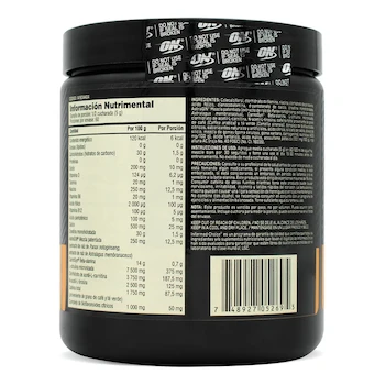 Imagen 5 de Optimum Nutrition Gold Standard Pre Workout Pre Entrenador Ponche de Frutas 300 Gramos