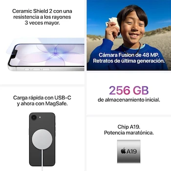 Imagen 4 de Apple iPhone 17e (512 GB) - Negro