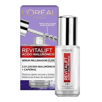 Imagen 2 de Sérum Rellenador de Ojos Loreal Revitalift Ácido Hialurónico 20 ml
