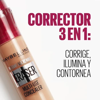 Imagen 2 de Corrector para ojos Maybelline New York Instant Age Rewind warm light 6 ml