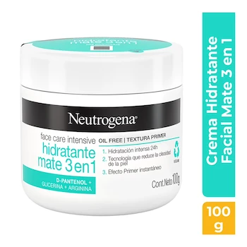 Imagen 2 de Crema facial Neutrogena hidratante mate 3 en 1 100 g
