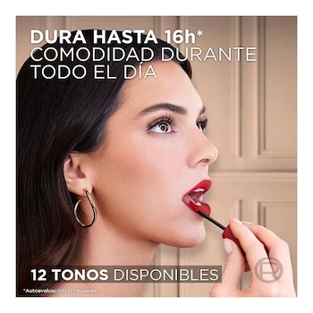 Imagen 4 de Labial líquido Loreal Infallible Le Matte Resistance Le Rouge Paris 420 5ml