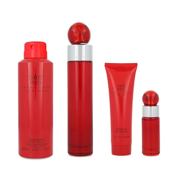 Imagen de referencia para Set 360° Red 4Pzs Perry Ellis 360 Red Estuche para Hombre