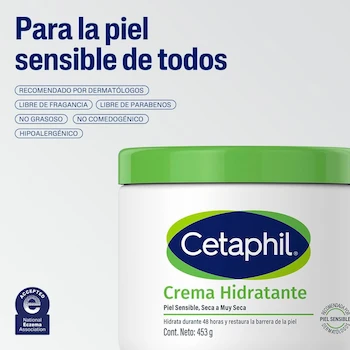 Imagen 5 de CETAPHIL Crema Hidratante 1 pz 453 g para Piel Sensible