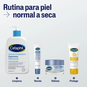 Imagen 3 de Cetaphil Crema Limpiadora Espumosa Hidratante 473ml Para Piel Sensible con Niacinamida y Aloe Vera