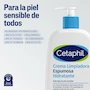 Miniatura de Cetaphil Crema Limpiadora Espumosa Hidratante 473ml Para Piel Sensible con Niacinamida y Aloe Vera