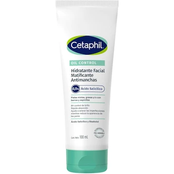 Imagen de referencia para CETAPHIL Oil Control Hidratante Facial Matificante Antimanchas con Ácido Salicílico 100ml