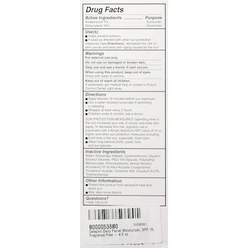 Imagen 3 de Cetaphil Hidratante Facial Diario SPF 15 Sin Fragancia 4 Oz