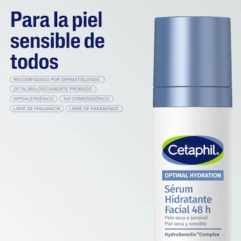 Imagen 5 de CETAPHIL Optimal Hydration Sérum Facial Ácido Hialurónico HydroSensitive Complex 30 ML Todo Tipo de Piel