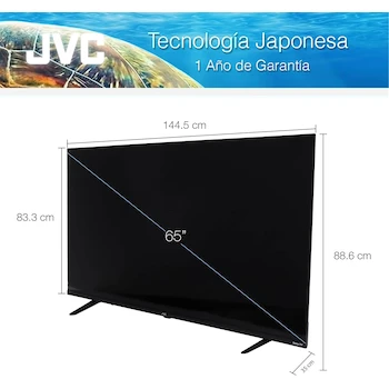 Imagen 2 de JVC Pantalla 65" 4K Roku Frameless SI65URF