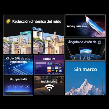 Imagen 3 de CHiQ 32L621FR Roku TV 32" HD Smart TV